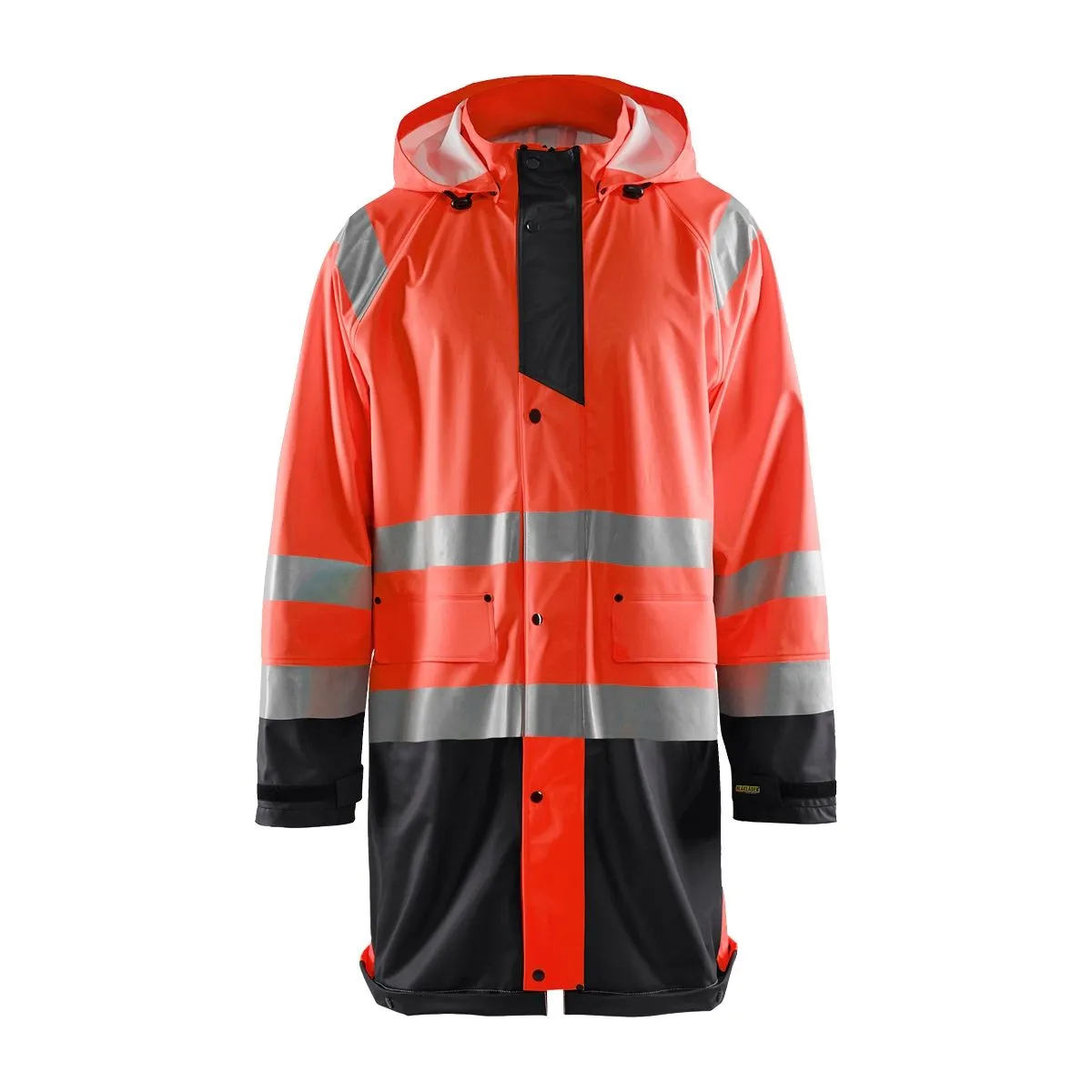 Rain&#x20;Jacket&#x20;High&#x20;Vis&#x20;Level&#x20;1&#x20;4324&#x20;High&#x20;Vis&#x20;Oranje&#x2F;Marine&#x20;-&#x20;Bl&#xE5;kl&#xE4;der